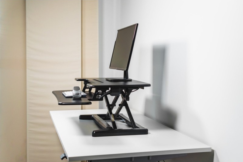 sit-stand desk converter